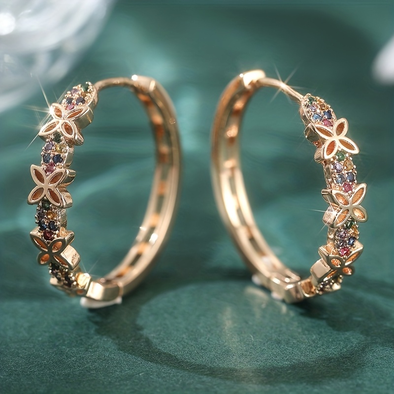 Women's Bohemian Floral-Like Butterfly Earrings